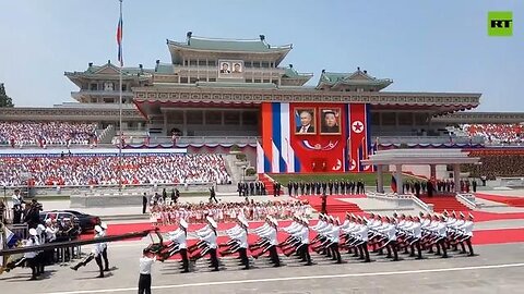 Scenes of grandeur and celebration in Pyongyang