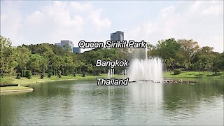 Queen Sirikit park in Bangkok, Thailand