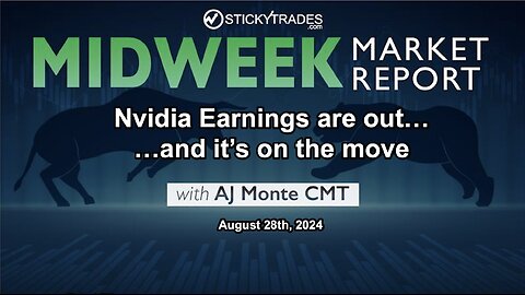 Nvidia Earnings are out....and it's on the move - Midweek Report with AJ Monte CMT