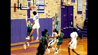 Lajae Jones #10 three dunks in one game