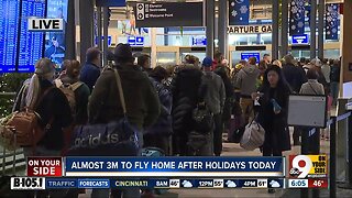 Big holiday travel day for CVG