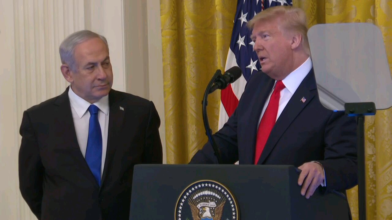 President Donald Trump Says He Supports An Palestine -Free Palestine