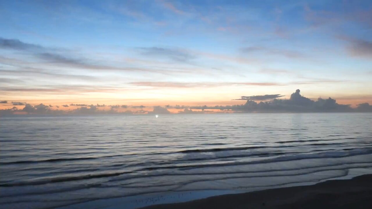 Ormond Beach Florida shore time lapse