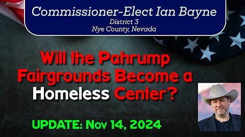 New Homeless Destination Proposed in Pahrump?