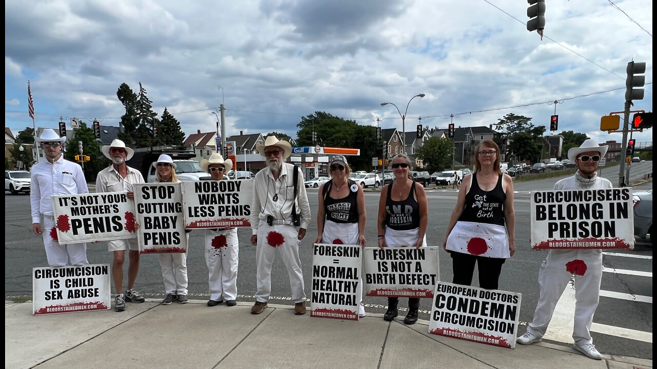 Bloodstained Men in Somerville Mass!