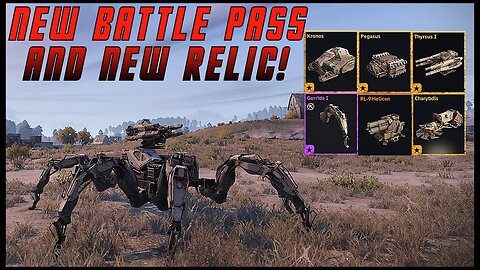 New RELIC, new Battle pass (new legs & LEGENDARY engine) | Crossout