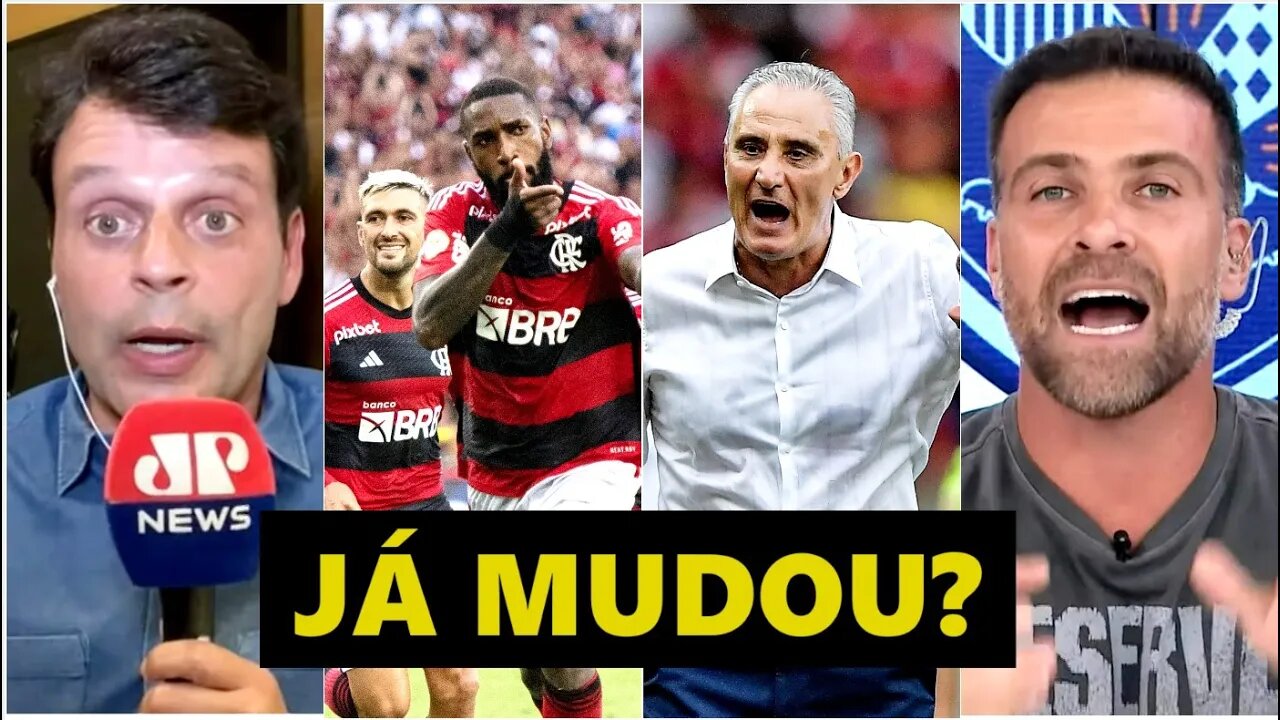 "ISSO NÃO EXISTIA ANTES, cara! DÁ PRA VER que o Flamengo com o Tite..." 1 a 0 no Vasco é ELOGIADO!