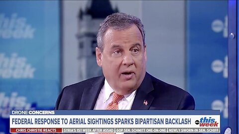 Chris Christie 'Wrong' to Claim Drone Activity 'Not Unusual'