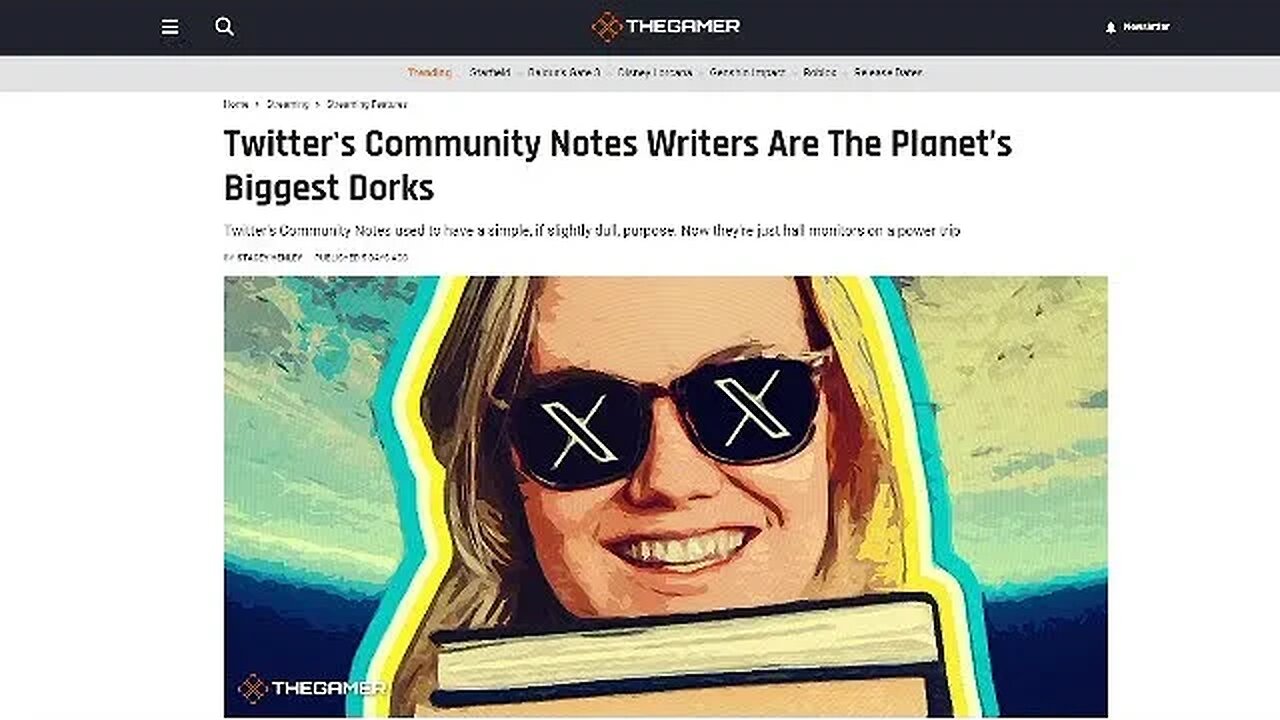 Game Journalist Writes Article Complaining About Community Notes