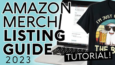 Amazon Merch LISITNG TIPS To Sell Shirts In 2023: Keywords, SEO, ChatGPT Tutorial and Example