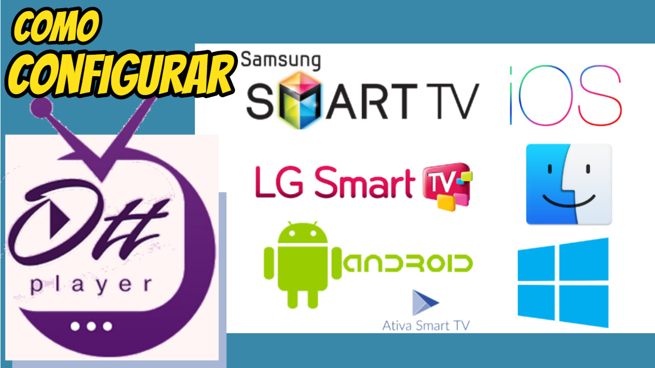 Como usar Ott Player Smart TV LG, Samsung e outras