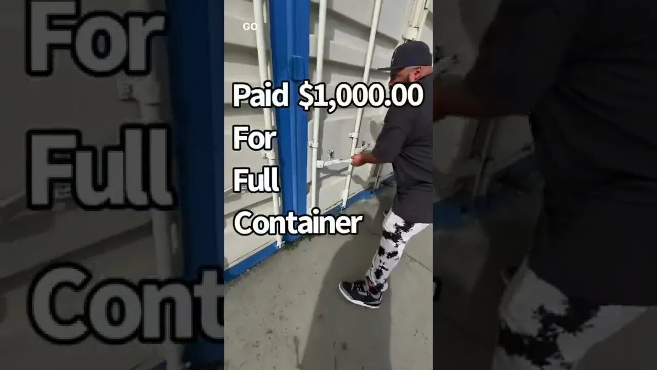 Paid $1000 for CONTAINER at ABANDONED STORAGE AUCTION #shorts #reels #fyp #storageauctionpirate