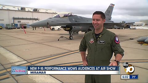 New F-16 show wows Miramar crowd