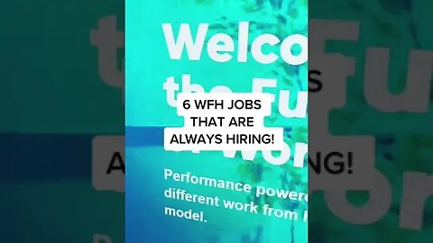Here are six WFH remote jobs that are literally always hiring!💸 Are you looking to work from home💸