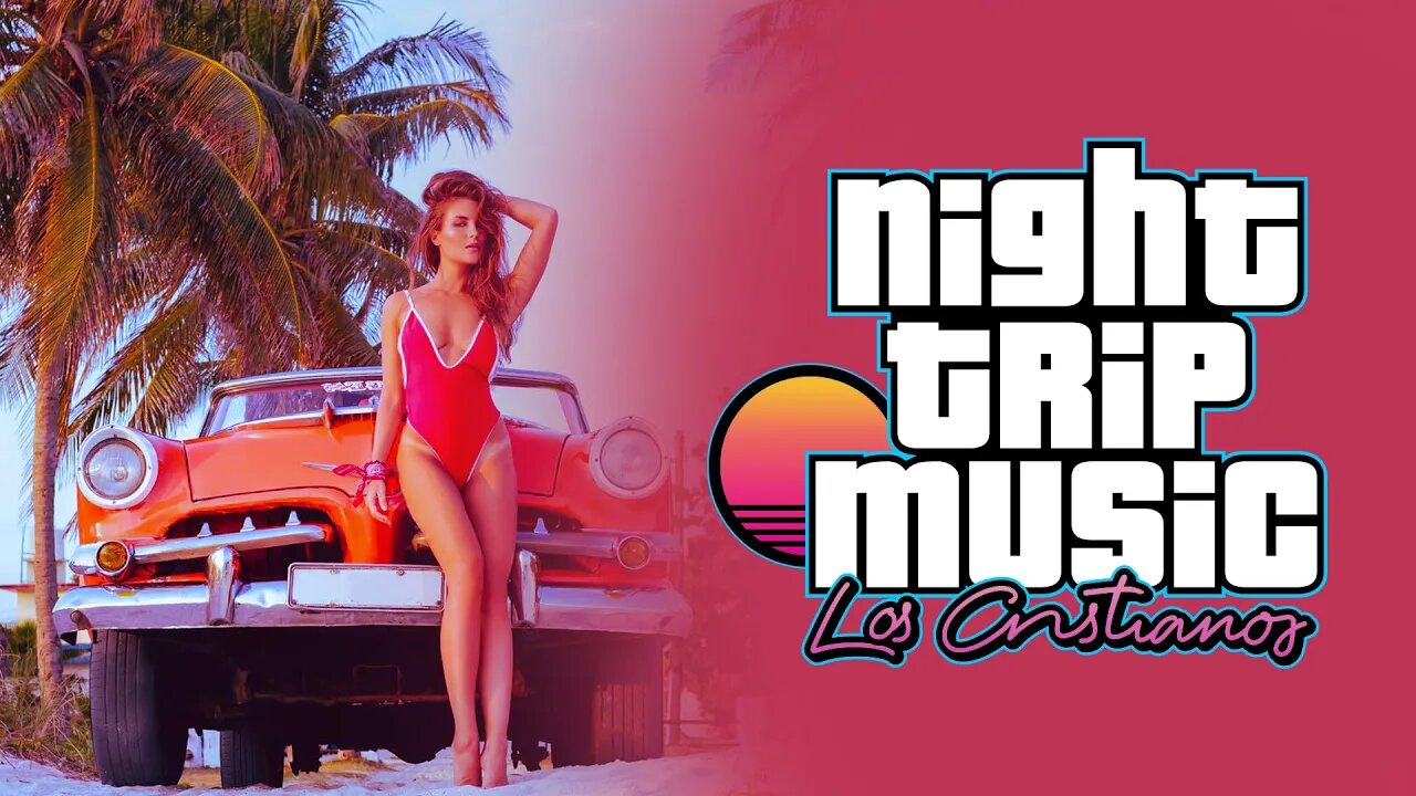 Retro Synthwave Music Mix | Los Cristianos, Tenerife | Night Trip Music 80's vibes