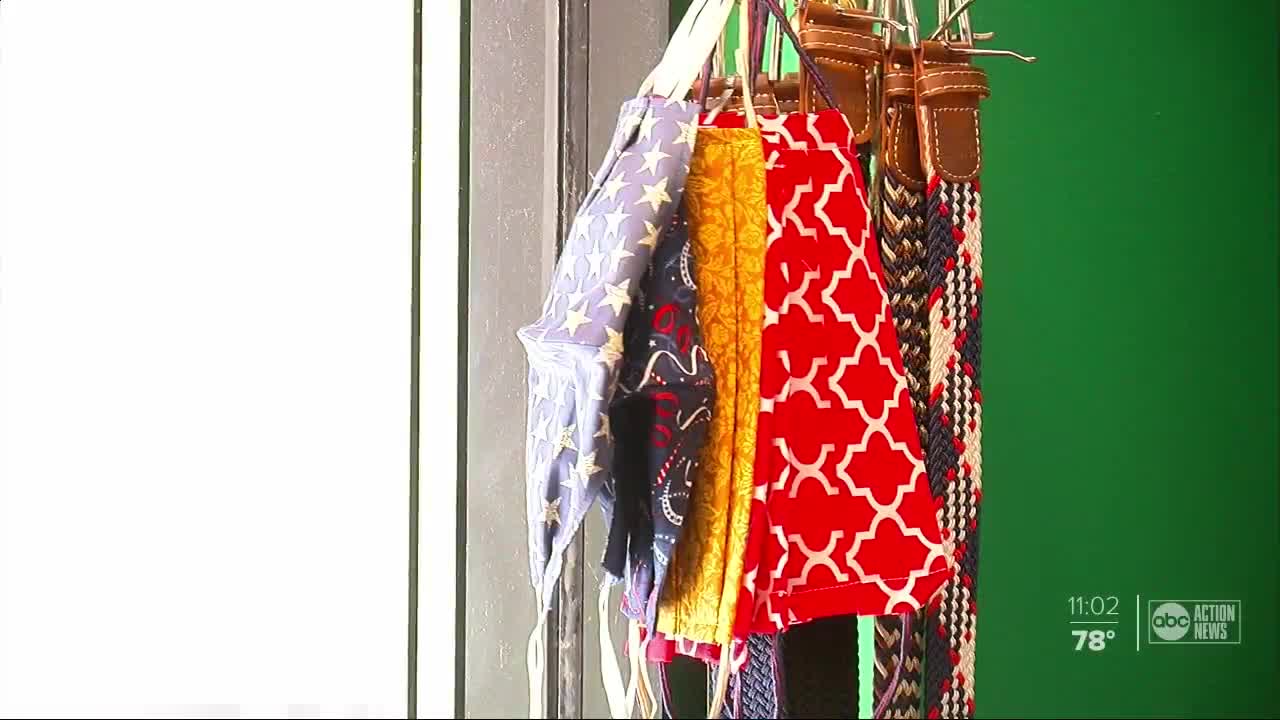 Some Tampa shops requiring customers to wear a mask