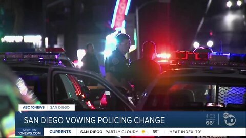 San Diego vowing policing change