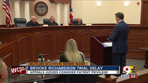 Brooke Richardson team wants trial delay