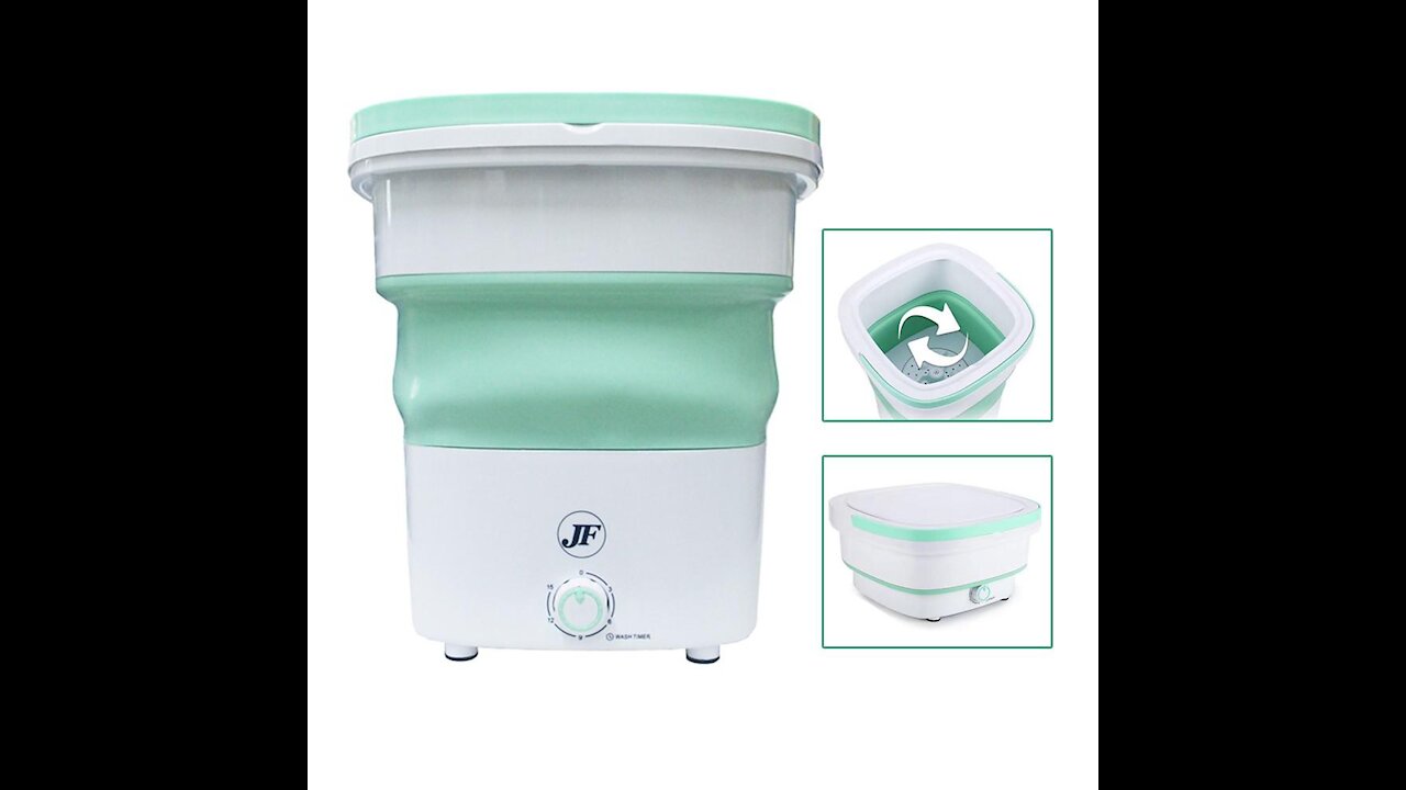 Mini Foldable Washing Machine II Amazon Bathroom Gadgets