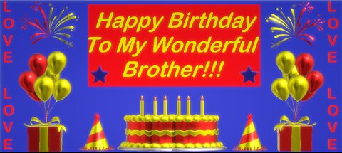 Happy Birthday 3D - Happy Birthday Brother - Happy Birthday To You - Happy Birthday Song