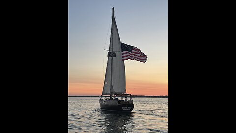 Sailboat “Blew Boat” North Race Robins Island NY