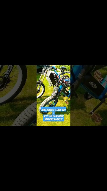 K8 Stealth Bomber Enduro #ebike + Ariel Rider X-Class - new ride alongs coming! #subscribe to watch!