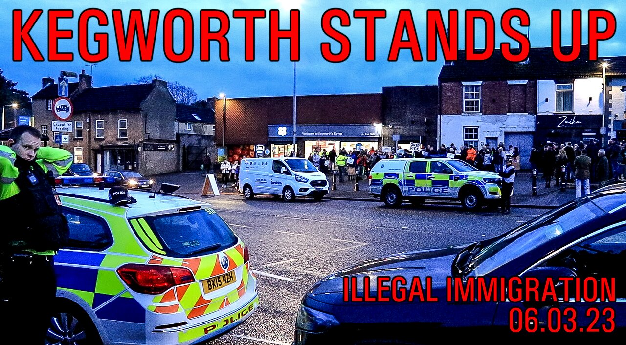 Kegworth stands up! Outside town council hall meeting place #migrantcrimes #enoughisenough #kegworth