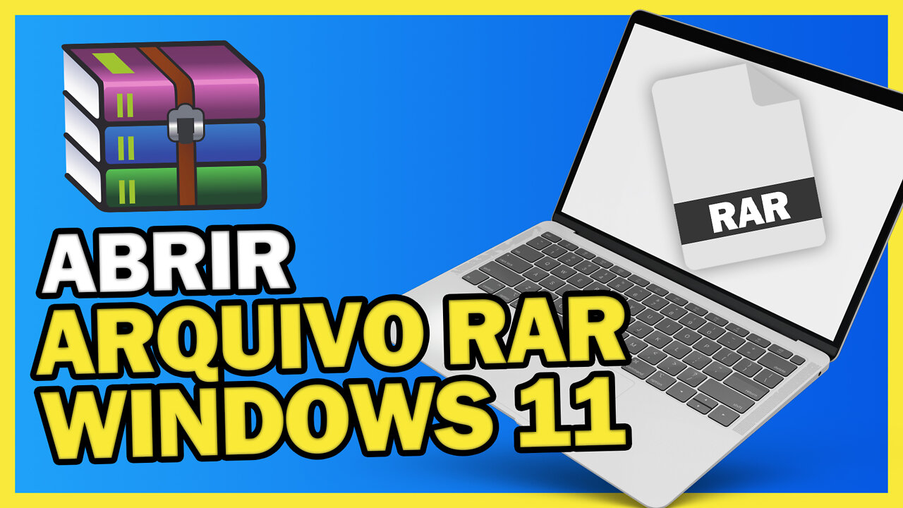 COMO ABRIR ARQUIVOS RAR NO WINDOWS 11 EXTRAIR ARQUIVOS RAR NO PC