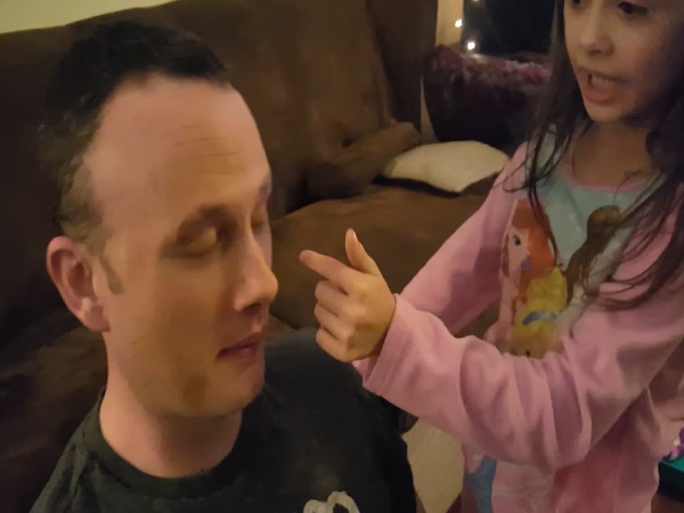 Funny Makeover for Dad