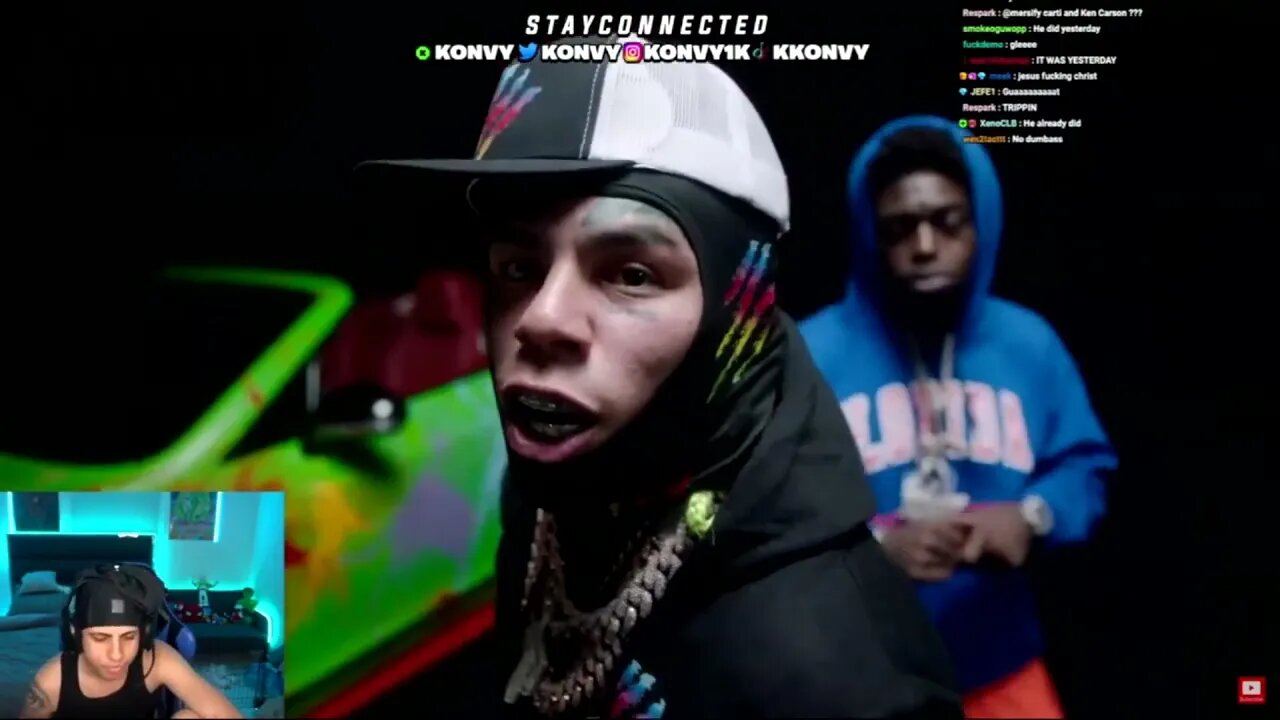 Konvy Reacts To 6ix9ine - Shaka Laka (feat. Kodak Black) (Official Music Video)