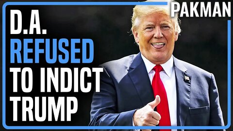 Prosecutors Resigned Because DA Wouldn't Indict Trump
