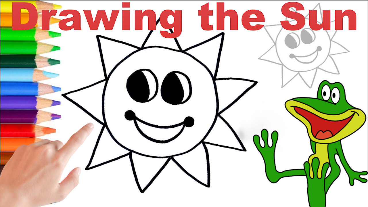 How to draw the sun