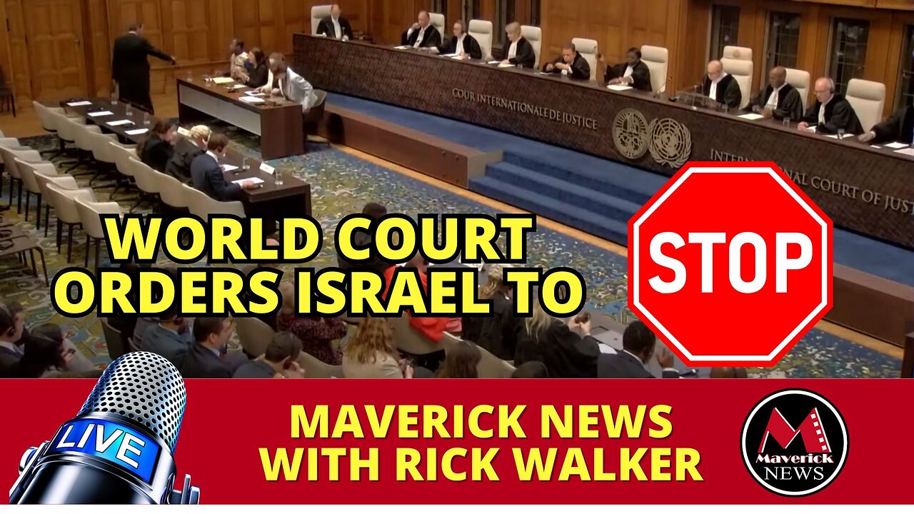 Israel Ordered To Stop Offensive By World Court | Maverick News Live