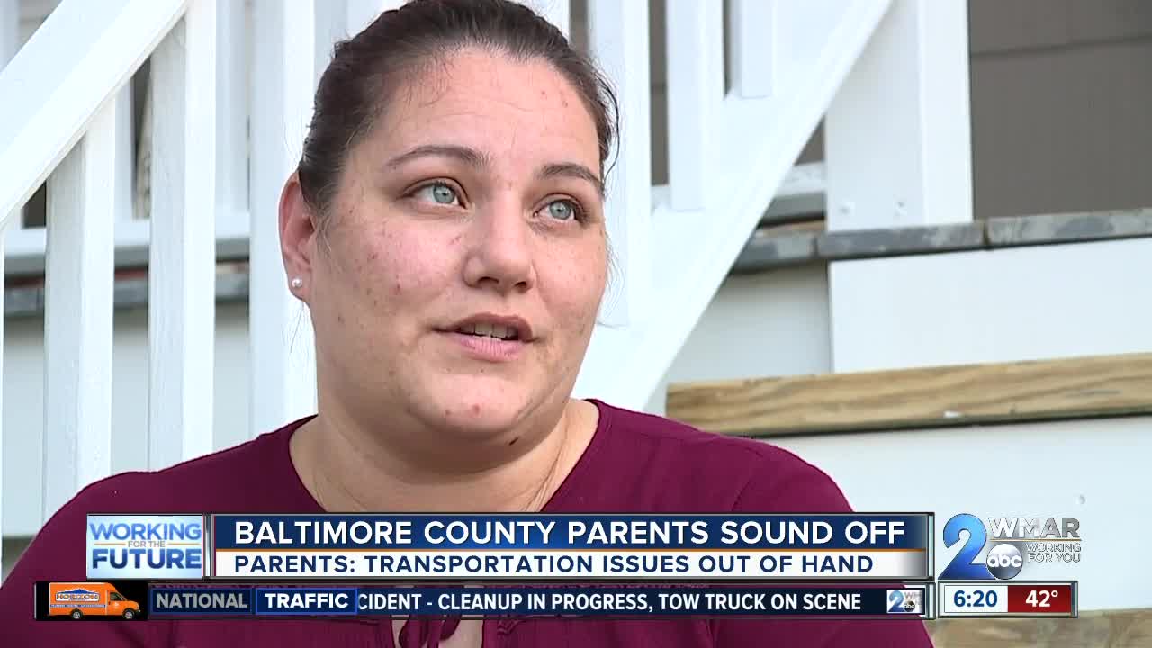 Baltimore County parents sound off about transportation issues