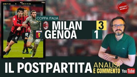 MILAN-GENOA 3-1, il postpartita di Coppa Italia 13.01.2022