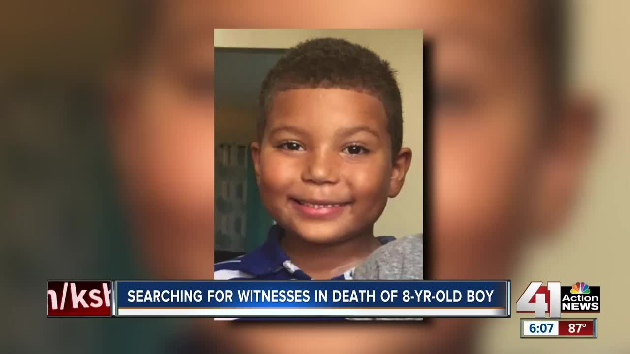 Community members search for potential witnesses in shooting of 8-year-old boy