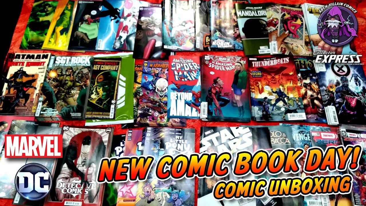 New COMIC BOOK Day - Marvel & DC Comics Unboxing September 28, 2022 - New Comics This Week 9-28-2022