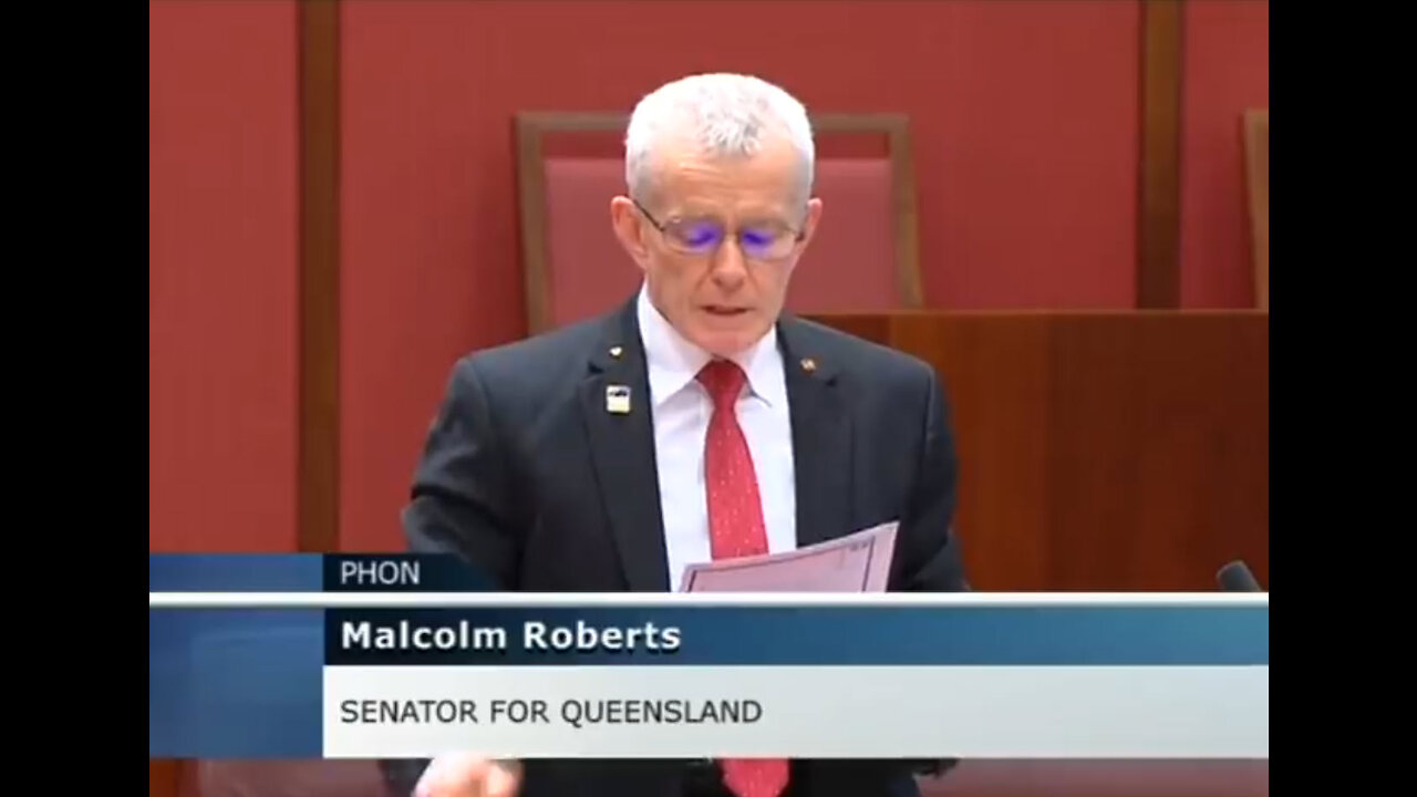 Senator Malcolm Roberts on FREEDOM