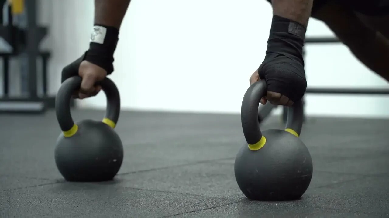 Close Up Video Of Man Doing Push Ups