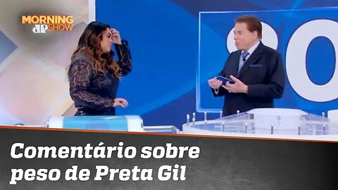 SBT corta fala de Silvio sobre o peso de Preta Gil