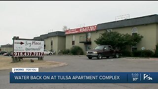 Water Restored at Ivy Place Apartments