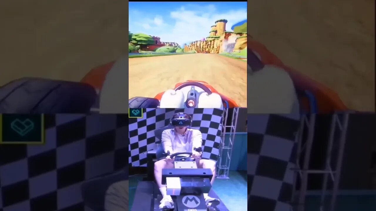O único jogo que me deu vontade de Ter um Vr #mariokart