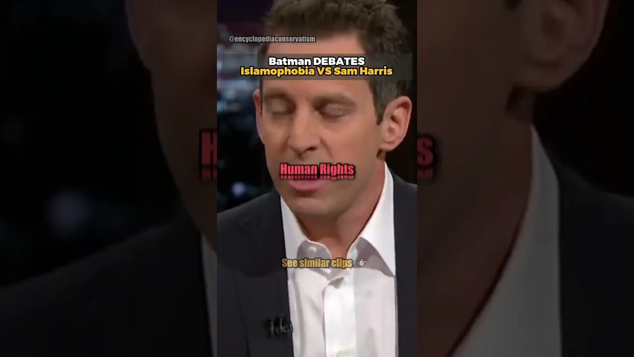 PART 2: Batman DEBATES Islamophobia VS Sam Harris #shorts