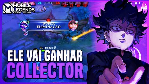 ESSE HERÓI VAI GANHAR COLLECTOR E POR ISSO TA MUITO FORTE | MLBB