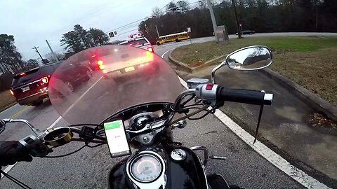 Biker Close Call