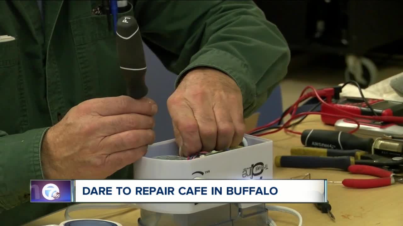 "Dare to Repair" Cafe in Buffalo