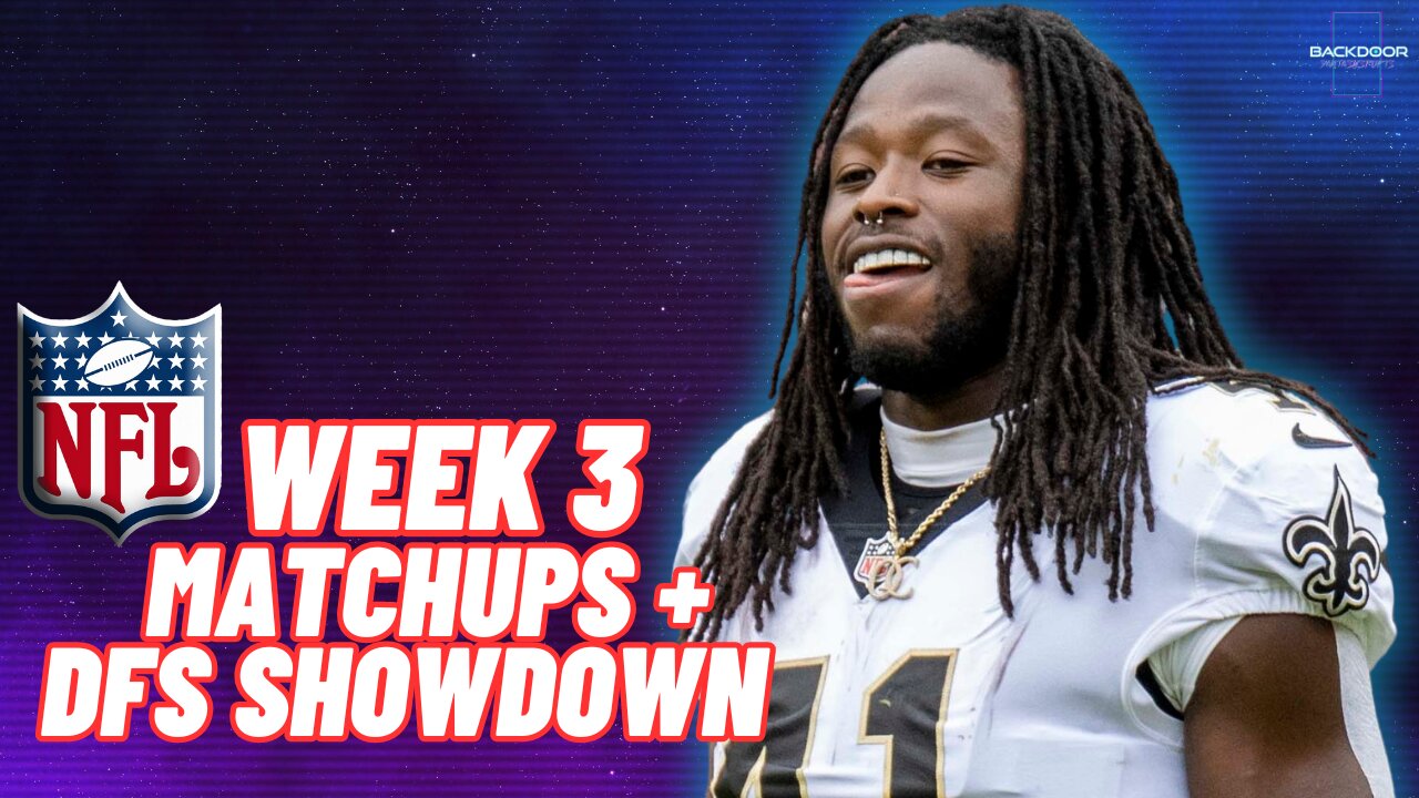 🏈 #NFL WEEK 3 | Fantasy Football MATCHUPS | News | #DraftKings DFS SHOWDOWN!