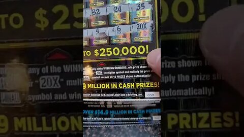 20X Lottery Ticket Winner!! #shorts #lottery