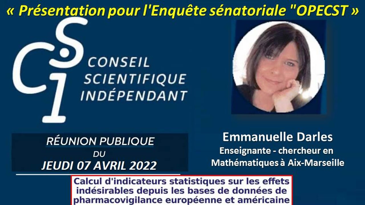 CSI n°49 - Emanuelle Darles - Présentation pour l'Enquête sénatoriale OPECST