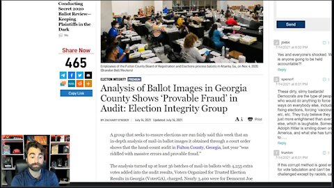 'Provable Fraud' Found In Hand Recount Of Fulton Co., GA | TRUMP REACTS!